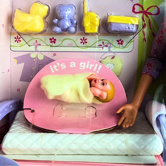 Mattel Midge & Baby - Happy Family Mom & Baby Doll Set (2002) - Factory Sealed - Picture 4 of 10